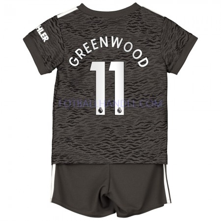 Barn Fotballdrakter Manchester United Greenwood 11 Borte 2020-21 Kortermet